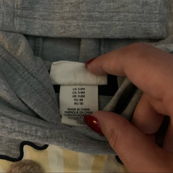 3-6M Baby boy Hoodie - Picture 4 of 7